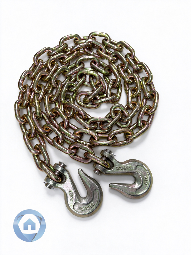 1/2'' x 10' G70 Chain with Grab Hooks