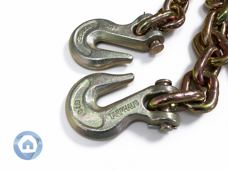1/2'' x 10' G70 Chain with Grab Hooks
