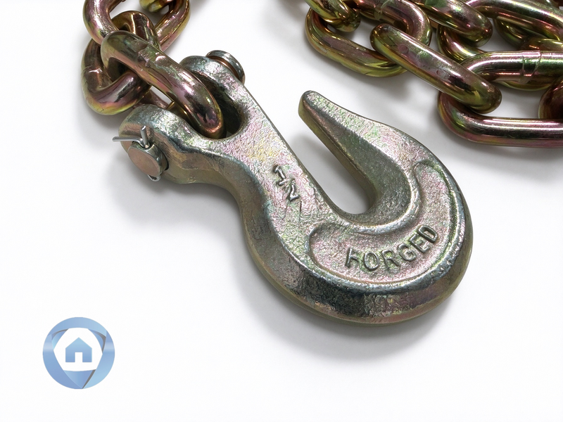 1/2'' x 10' G70 Chain with Grab Hooks