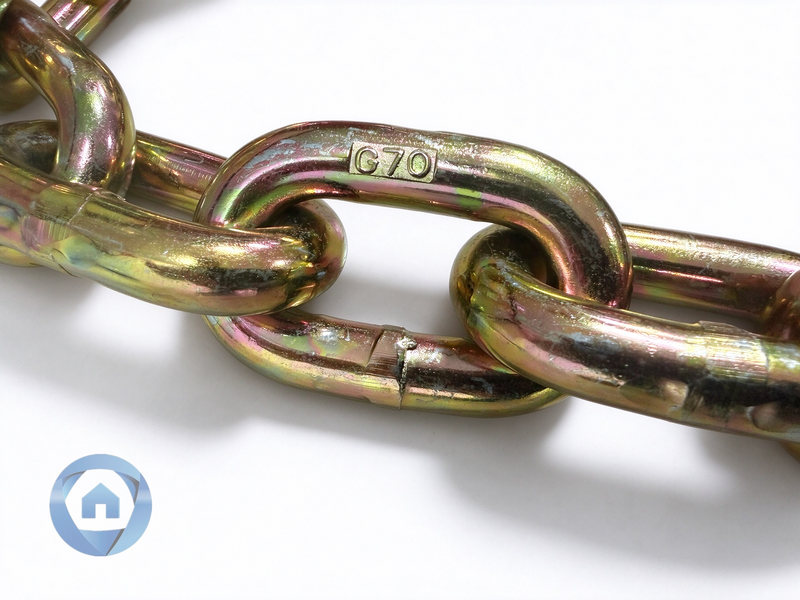 1/2'' x 10' G70 Chain with Grab Hooks