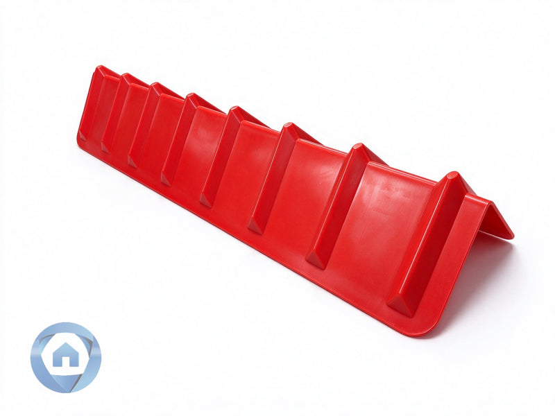Vee-Shaped Corner Edge Protector 48” x 8” x 8” - Red