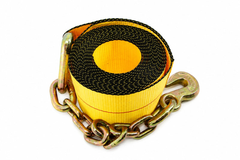 4''x40' Winch Strap with Chain Anchor