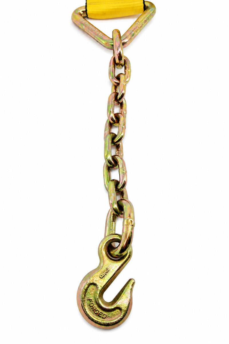 4''x40' Winch Strap with Chain Anchor