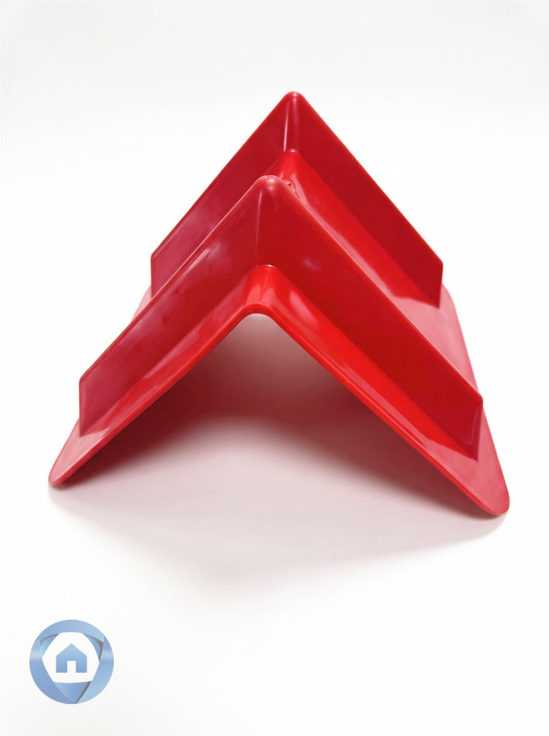 Vee-Shaped Corner Edge Protector 12” x 8” x 8” - Red