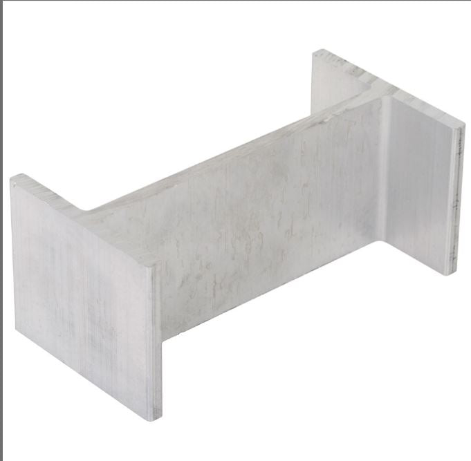 High-strength aluminum load leveler lumber clip, 6 inches wide and 1 pound in weight, designed to secure hardwood lumber in step deck trailer systems. Sold individually; three clips needed per leveler. 