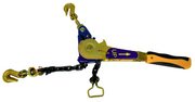 Ancra EZ Ratcheting Lever Load Binder made of heavy-duty steel with electro zinc plating, 12-inch take-up, 5,400 lbs working load limit, compatible with 5/16" G70 to 3/8" G43 chains.