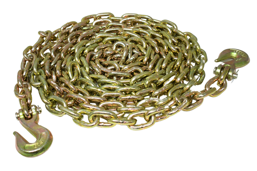 3/8'' x 20' G70 Chain with Grab Hooks