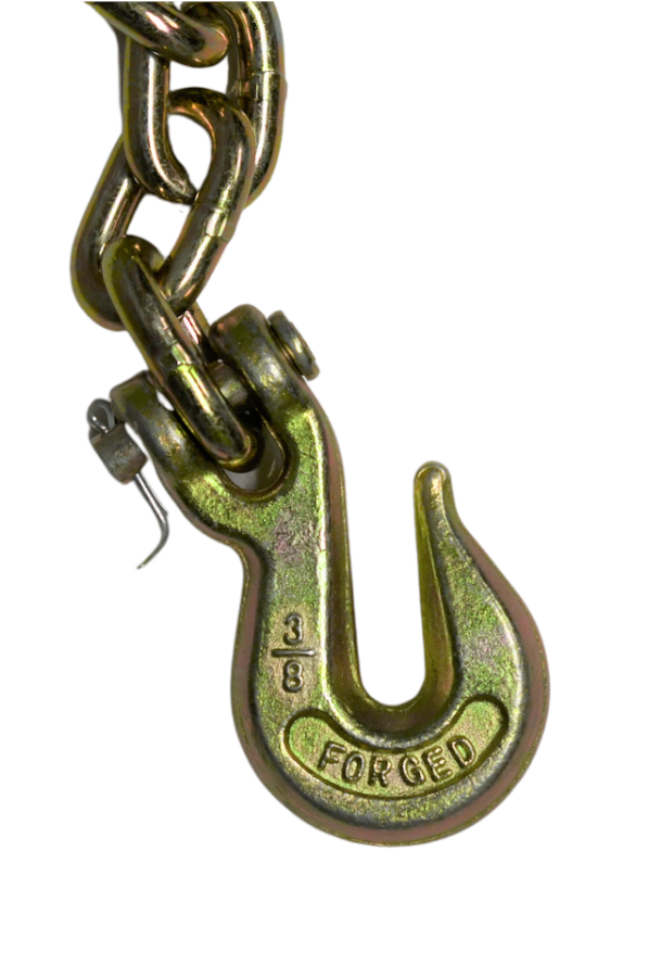 3/8'' x 20' G70 Chain with Grab Hooks
