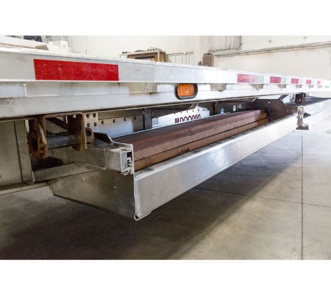 Aluminum Dunnage Rack for Step Deck for Flatbed Trailers