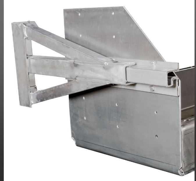 Aluminum Dunnage Rack for Step Deck for Flatbed Trailers