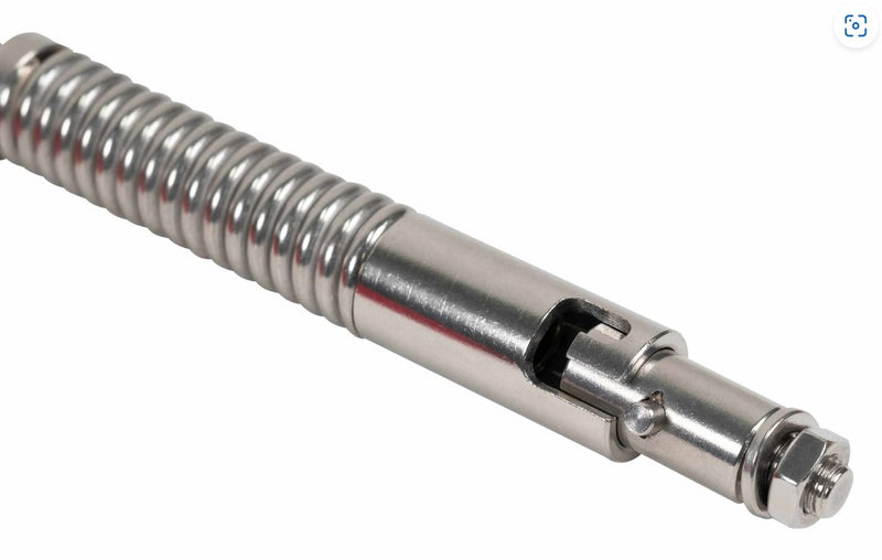 EZ Mount Spring Loaded 18" x 18" Mesh Safety Flag DOT Compliant