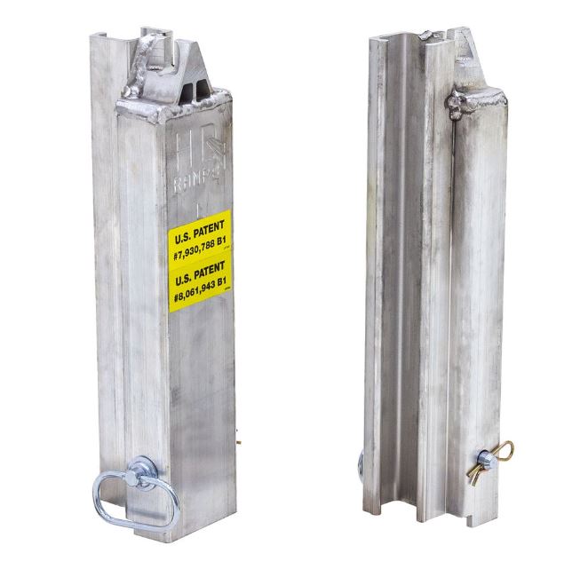 Load Leveler Coverter Stake - Left Side - Aluminum