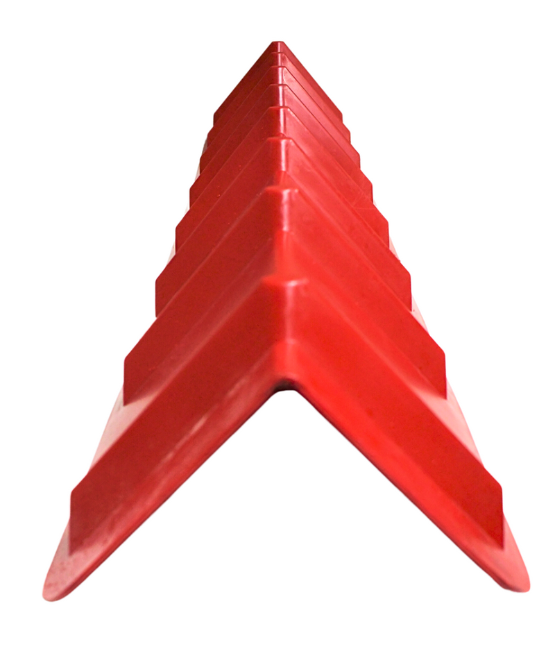 Vee-Shaped Corner Edge Protector 36” x 8” x 8” - Red