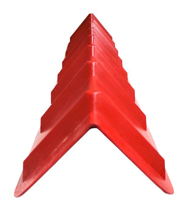 Vee-Shaped Corner Edge Protector 36” x 8” x 8” - Red