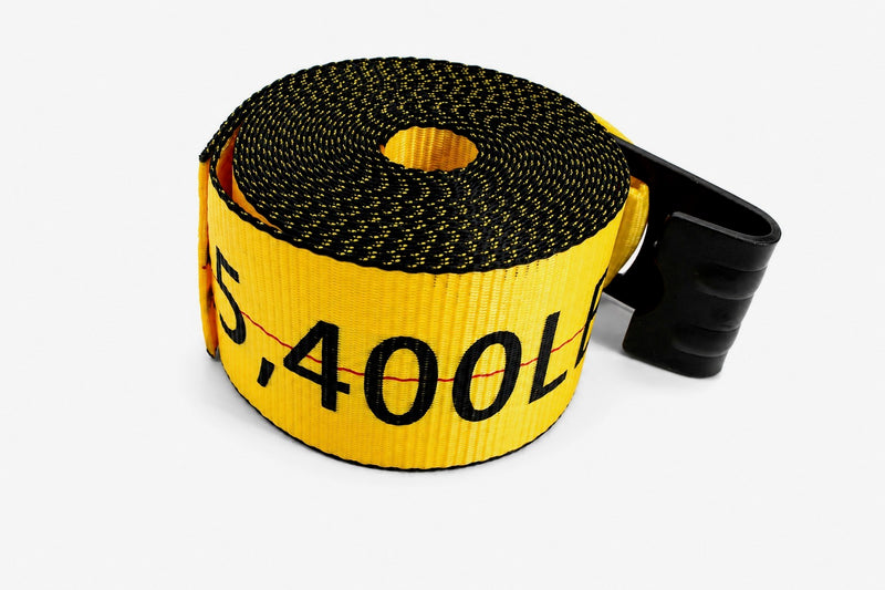 4" x 30' Winch Strap with Flat Hook