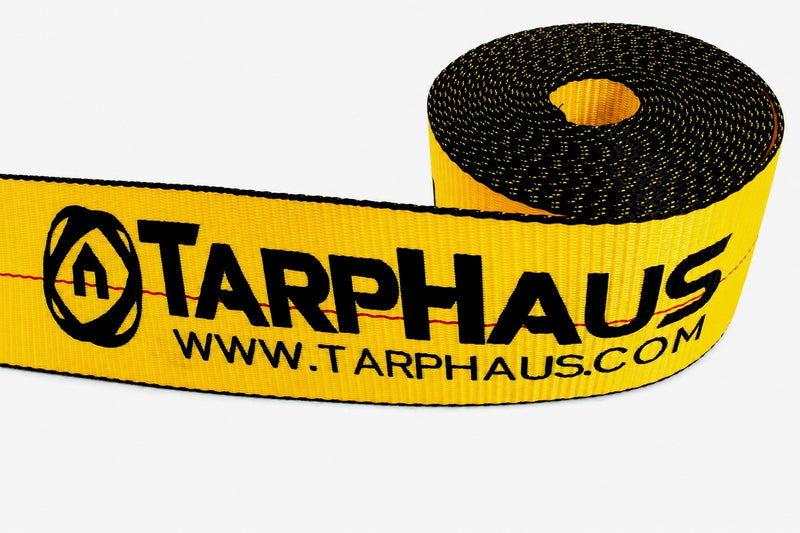 4" x 30' Winch Strap with Flat Hook