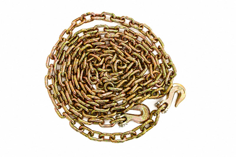3/8'' x 20' G70 Chain with Grab Hooks