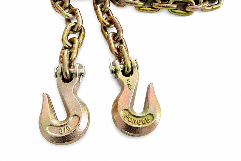 3/8'' x 20' G70 Chain with Grab Hooks