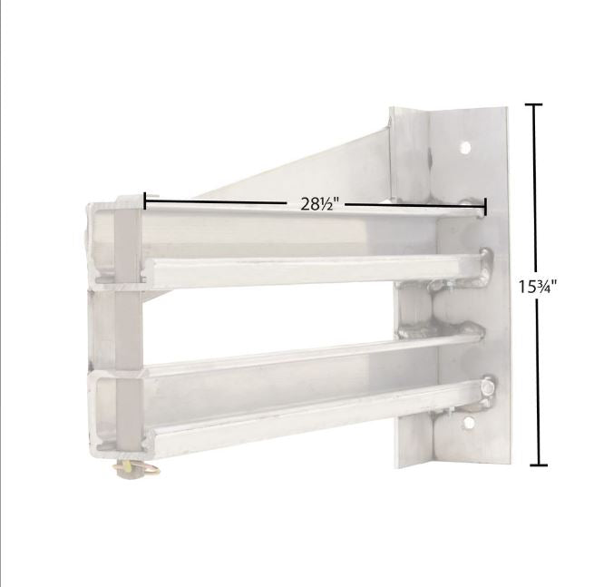 Double Ramp Hanger for 18" or 20" Wide Ramps - Left Hand