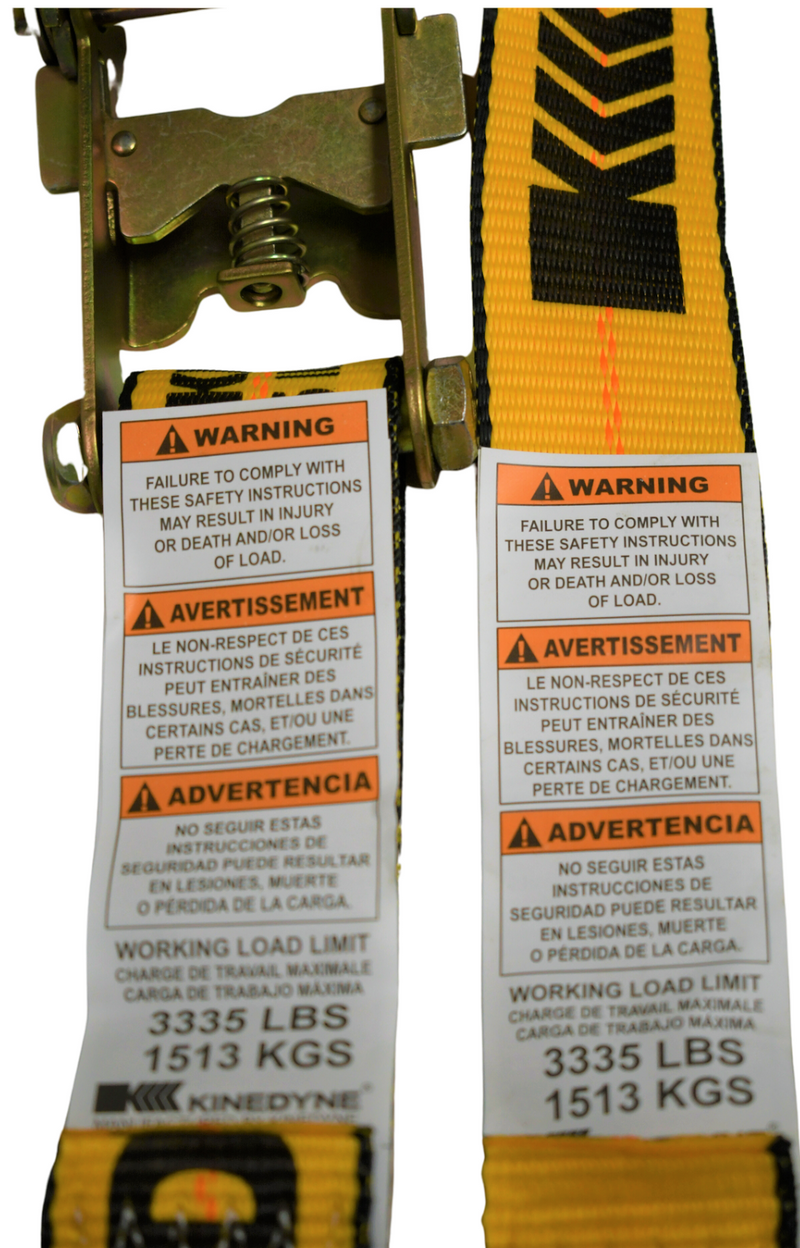 2” x 30’ Ratchet Strap w Chain Anchor - Kinedyne
