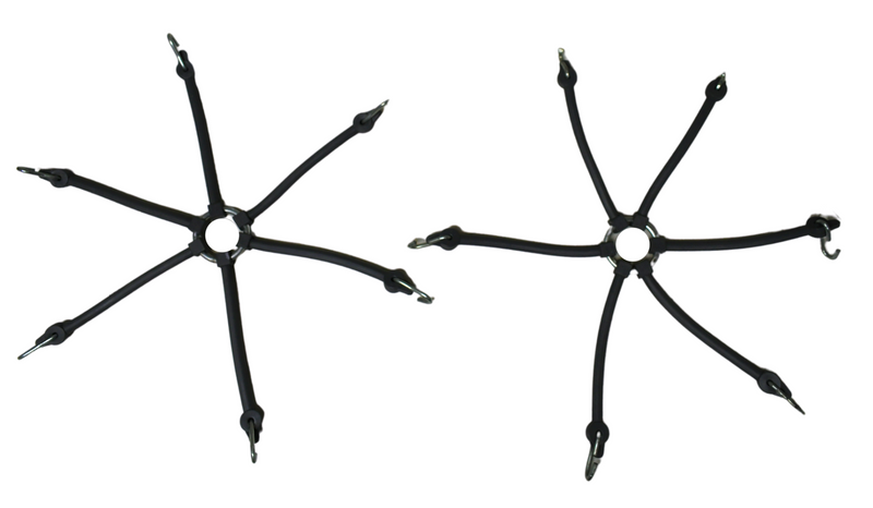 tarp tensioners TarpHaus 16.5" Spider Style Tire Chain Tensioners – Heavy Duty Rubber