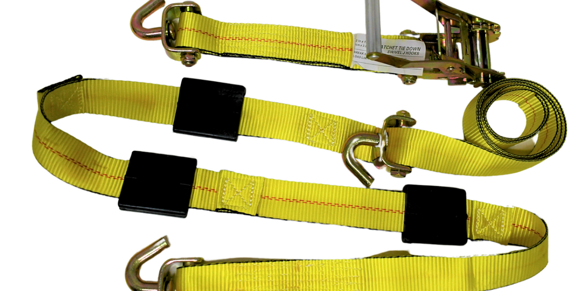 Wheel Straps Tie Downs 20 Pack) 2" X 10FT LASSO STRAP W/ O-Ring - Foto 9