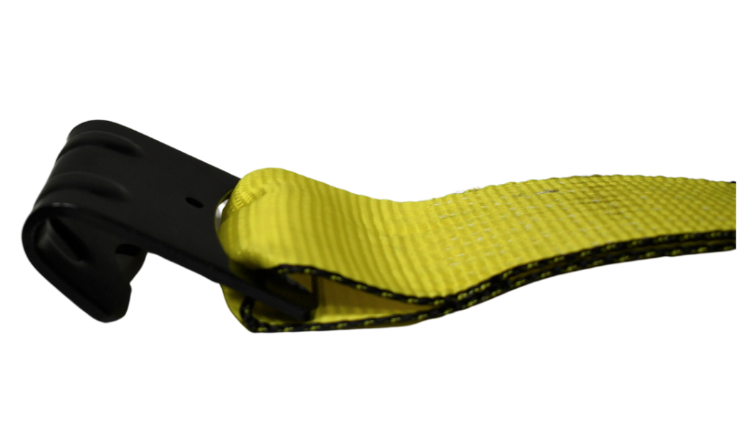 2"x30' Yellow Winch Strap with Flat Hook