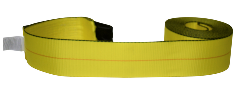 4" x 27' Winch Strap with Flat Hook