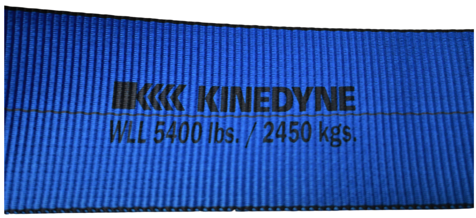 4'' x 30' Blue Winch Strap w/Flat Hook - Kinedyne