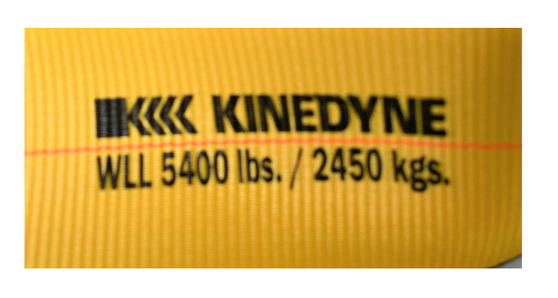 4'' x 30' Gold Winch Strap w/ Flat Hook - Kinedyne