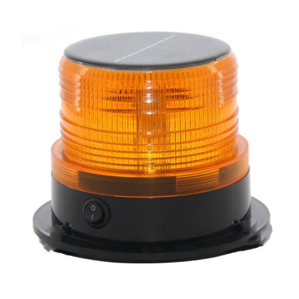 Rechargeable Amber LED Beacon Warning Light for Trucks & Equipment