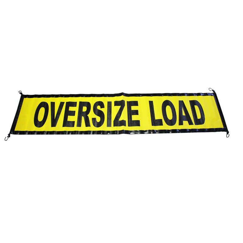 Oversize Load Banner w/Bungees (pair) 18” x 84”