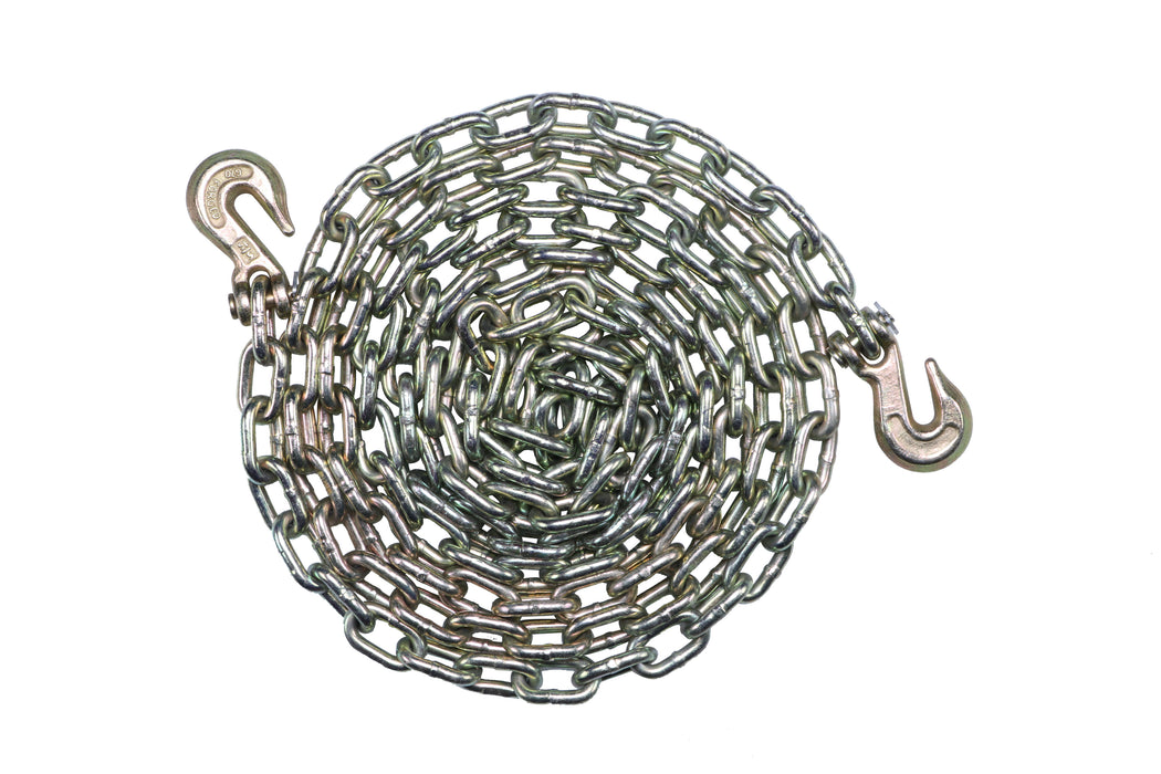 3/8'' x 16' G70 Chain with Grab Hooks