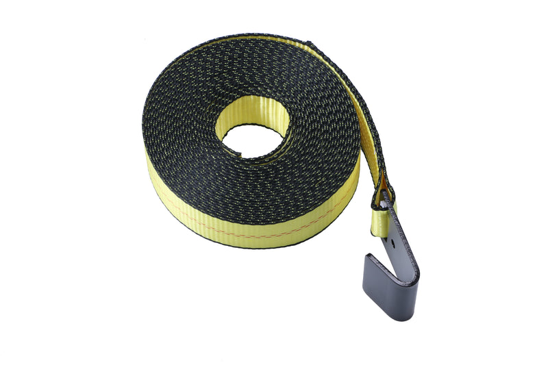 4" x 30' Winch Strap with Flat Hook