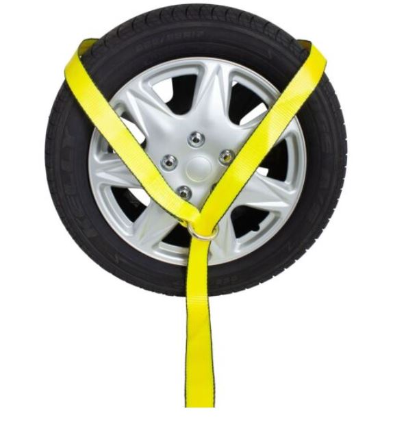 2"x12' Winch Lasso Strap w/ "O" Ring Auto Tow Tie Down Wheel Net